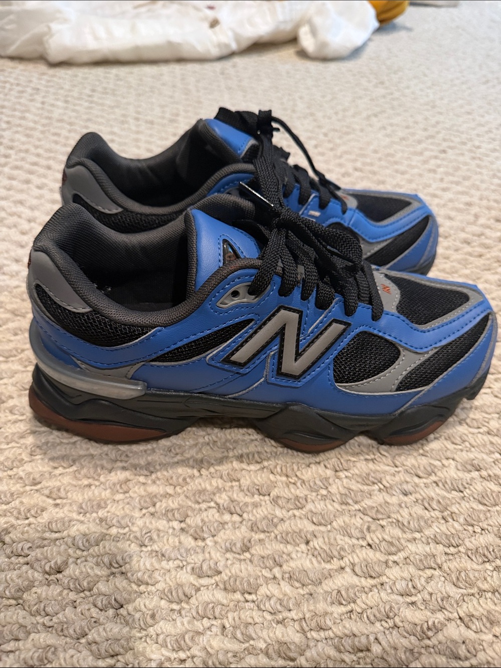 New Balance Blue and Black Running Shoes, Worn once